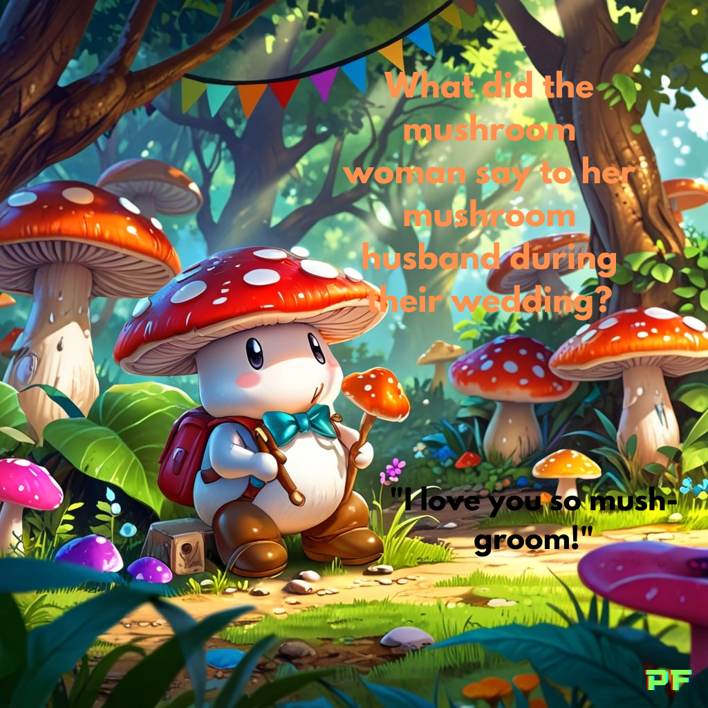 Funny mushroom puns, jokes