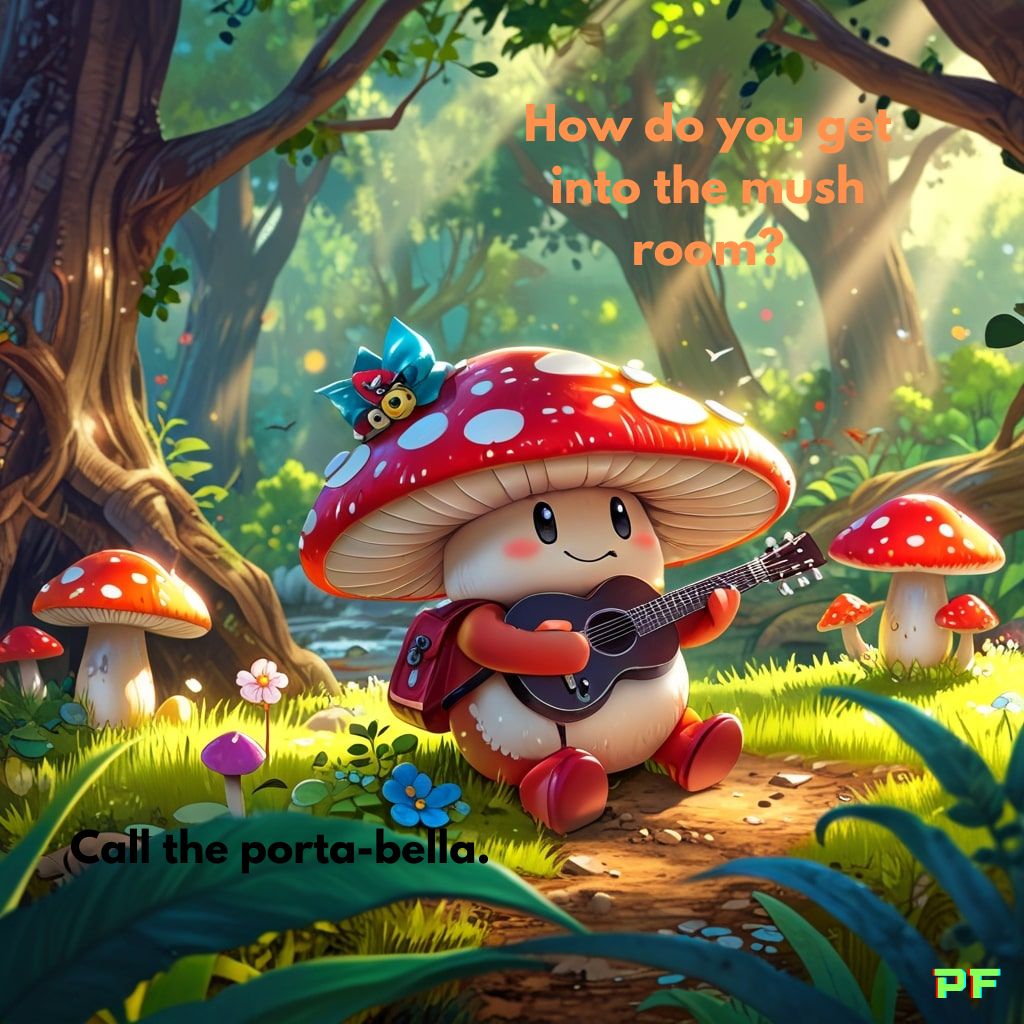 Funny mushroom puns, jokes